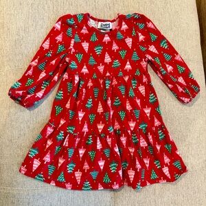 Counting Daisies Christmas Tree Dress Size 5